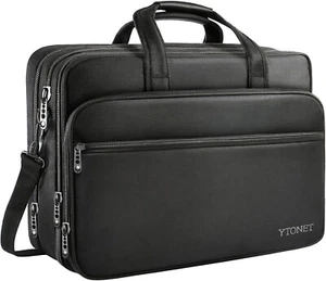 17 Inch Laptop Bag, Travel Briefcase with Organizer, Expandable Large Hybrid Bag - Picture 1 of 8