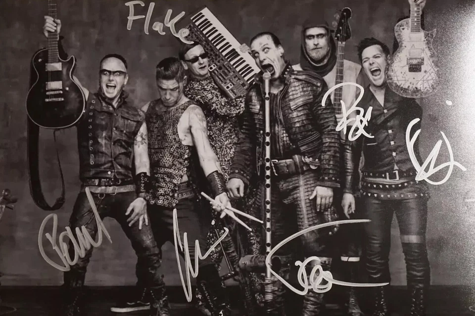 Rammstein Autogramm Großfoto 20x30 cm autograph Till Lindemann - Bild 1 von 1
