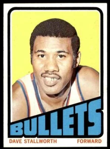 1972-73 Topps Nm-Super Nice Dave Stallworth 28 Baltimore Bullets #132 - Picture 1 of 2
