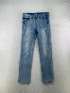True Religion Youth Girls Size 16 Light Wash Geno Relaxed Slim Jeans - Picture 1 of 12