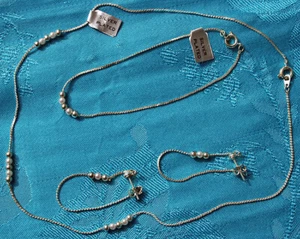 Zierliches Schmuckset silberfarben - Bild 1 von 1