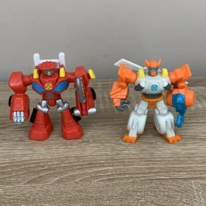Playskool Heroes Transformer Bots Heatwave & Blades Hasbro - Picture 1 of 24