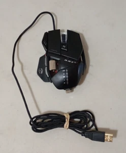 Mad Catz Cyborg R.A.T. Ratón negro para juegos con cable RAT 5 4000 DPI para PC y Mac probado - Imagen 1 de 3