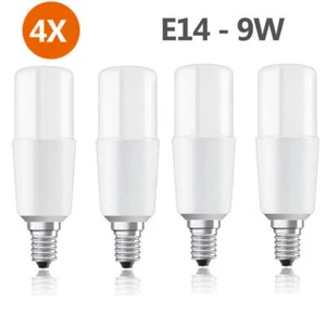 4x T37 9W E14 LED tube bulb Stick Cold white 6500K Daylight - Picture 1 of 8