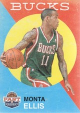 2011-12 Panini Past and Present Milwaukee Bucks Basketball Card #119 Monta Ellis
