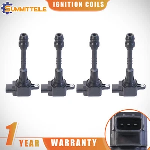 4X Ignition Coils For 2002-2006 Nissan Sentra Altima 1.8L L4 UF351 224336N015 - Picture 1 of 7