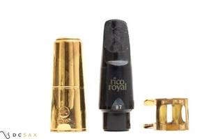 Rico Royal B7 Alto Saxophone Mouthpiece Plus Ligature and Cap - Picture 1 of 8