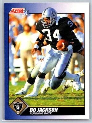 Bo Jackson - 1991 Score - #100  -  CENTERED - HOF 1 - Image 1 of 2