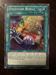 Yugioh! LP Overdone Burial - MP18-EN143 - Secret Rare - 1st Edition Lightly Play - Picture 1 of 2