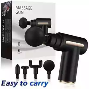 Massage Gun Percussion Massager Deep Tissue Muscle Vibrating Relax - Picture 1 of 4