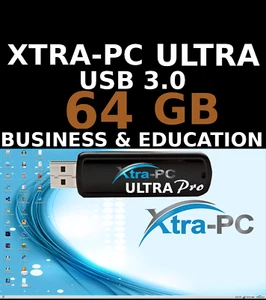 XTRA-PC ULTRA PRO 64 GB USB 3.0 Based BUSINESS & EDUCATIONAL Operating System - Picture 1 of 10