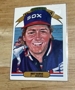 1983 Donruss Diamond Kings #23 Britt Burns, Chicago White Sox - Picture 1 of 12