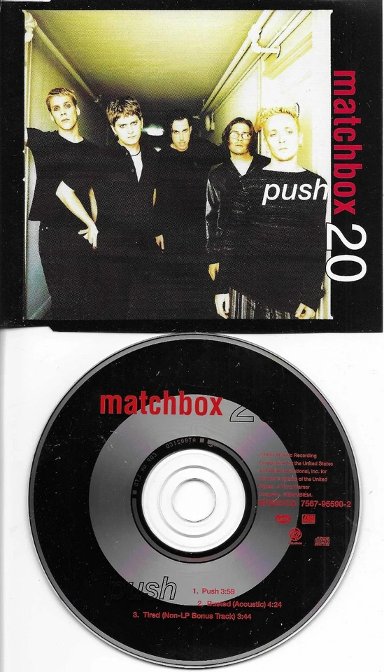 Rob Thomas MATCHBOX 20 Push w/ ACOUSTIC & UNRELEASED Europe CD single USA Seller - Image 1 of 1