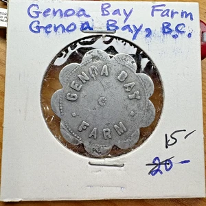 Genua Bay Farm, BC G/F 1 Pint Milch Medaille - Bild 1 von 3
