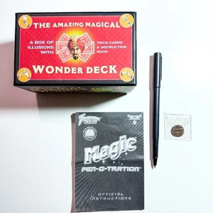 The Amazing Magical Wonder Deck und Magic Pen-O-Tration Pen beide komplett - Bild 1 von 23