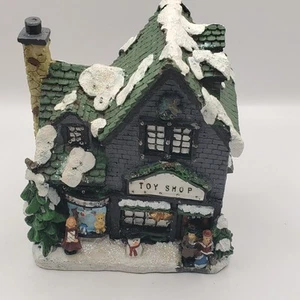 Fibre Optic Christmas Toy Shop 14 x 13 cm Fully Working Regency Fine Art - Picture 1 of 17