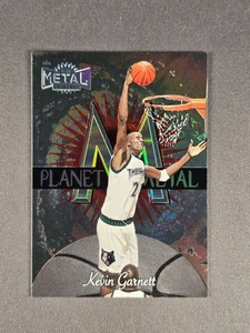 1997-98 Skybox Metal Universe Planet Metal #8 Kevin Garnett Timberwolves - Picture 1 of 4