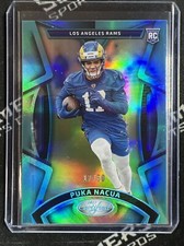 Puka Nacua 2023 Panini Certified Mirror Teal RC Los Angeles Rams 17/50 Rookie
