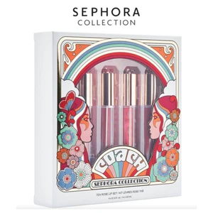 Sephora Collection x Coach Tea Rose Lipgloss Set, Limited Edition NEW IN BOX - Picture 1 of 4
