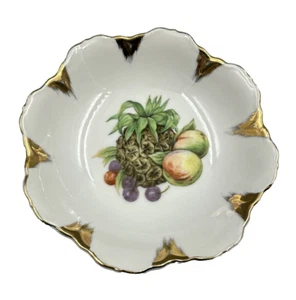 Piatto Ceramica Vintage 5 In Frutta Ananas Ottime Condizioni - Foto 1 di 9