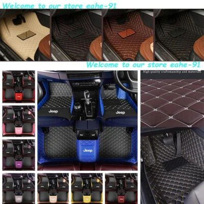 Car Floor Mats For Jeep Patriot 2007-2023 Right-hand drive 3D Custom Waterproof - image 1 of 4