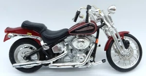 Maisto rot Harley FXSTS Springer Softail Diecast & Kunststoff Motorrad 1:18 - Bild 1 von 8
