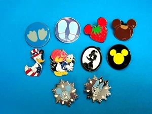 Disney Pins 10pc Mickey Donald,Daisy Duck Pins w/Mickey Push Backs - Picture 1 of 2