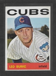 1964 Topps #557 Leo Burke, Chicago Cubs baseball