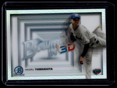 2022 Bowman Chrome NPB Hikaru Yamashita #3DB-19 - Image 1 of 2