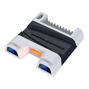 Controller Charging Dock Station Built-in Game Disc Storage Slot for P5 Console - Picture 1 of 8