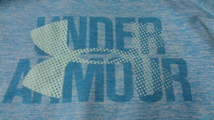 Under Armour Sz YMD Youth large Hoodie Loose Fit Fleece Lined blue Purple - Picture 1 of 8