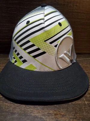 Shaun White Snapback Snow Boarder Adjustable Skater Hat Youth Gray Black Green - Image 1 of 4