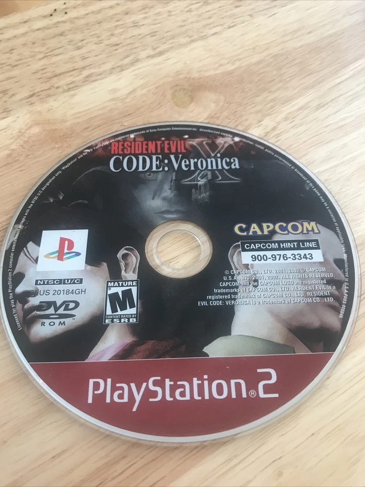 Resident Evil -- CODE: Veronica X  (Sony PlayStation 2, 2002) Working Game Only - Image 1 of 1