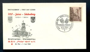 Deutschland - Berlin : Ersttagsbrief von 1964 - Phila Ausstellung - ausgefallener Stempel - - Bild 1 von 1
