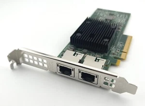 Carte réseau Intel Dual-Port 10GBASE-T Ethernet PCI Express 3,0 x8 - Profil Hgh - Photo 1/4