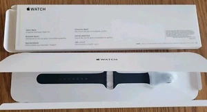 NEW Genuine OEM Apple Watch Sport Band Midnight 41mm S/M Series 7 8 S - Afbeelding 1 van 2