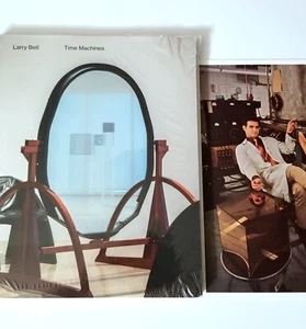LARRY BELL TIME MACHINES SEALED ART BOOK + INVITE PRINT DESIGN GLASS SCULPTURE - Picture 1 of 3
