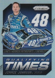 2016 Panini Prizm Qualifying Times Prizms #7 Jimmie Johnson - NM-MT