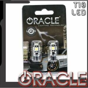 Oracle 4801-003 Replacement T10 5 LED 3 Chip SMD Bulbs Pair Kit Red