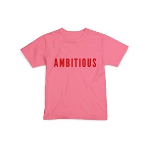 Camiseta ambiciosa para niña de Phenomenal, orgullo para mujer/niño, rosa, talla M, nueva con etiquetas - Imagen 1 de 5