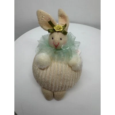 Russ Judy Lynn Conejito de Pascua Peluche Juguete Crema Conejo Decoración Foto 1 de 4