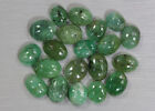 24.81 Cts_Wholesale Price_20 Pcs_100 % Natural Green Zambian Emerald Cabochon