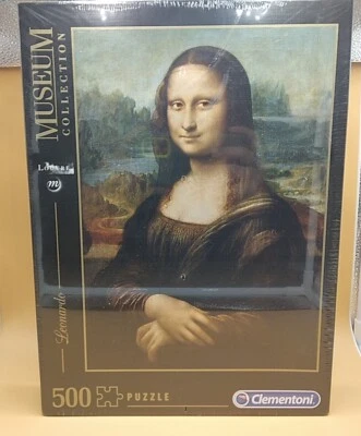 Clementoni 500 Piece  Jigsaw Puzzle - Leonardo - Mona Lisa - Image 1 of 4