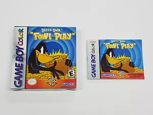 Daffy Duck Fowl Play Authentic Original Nintendo Game Boy Color Box & Manual * - Picture 1 of 17
