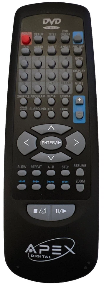 Genuine Apex Digital AD-600A DVD Player Remote Control New Old Stock Rare - Image 1 of 1