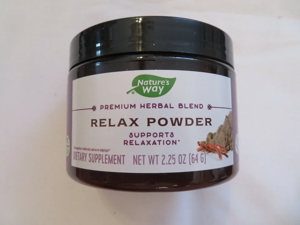 Nature's Way Premium Herbal Blend Relax Powder 2.25 Oz 40 Servings @3 - Image 1 of 1