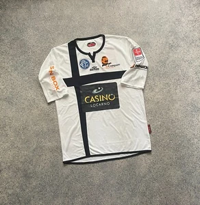 FC Locarno Switzerland Match Worn Maillot Soccer Jersey Shirt #13 Milani Trikot - Picture 1 of 11