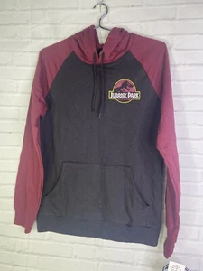 Jurassic Park World Movie T-REX Dinosaur Pullover Hoodie Sweatshirt Mens Size S - Picture 1 of 7