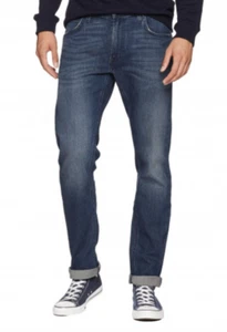 Lee jeans mens Daren regular slim fit 'Dark blue worn'  FACTORY SECONDS L251 - Picture 1 of 9