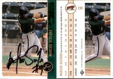 Marco Scutaro Signed 1999 Just #230 Card Buffalo Bisons Auto AU